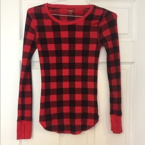 Old Navy thermal long sleeve pajama shirt